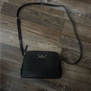 Kate Spade Black Wellesley Hanna Leather Crossbody Bag